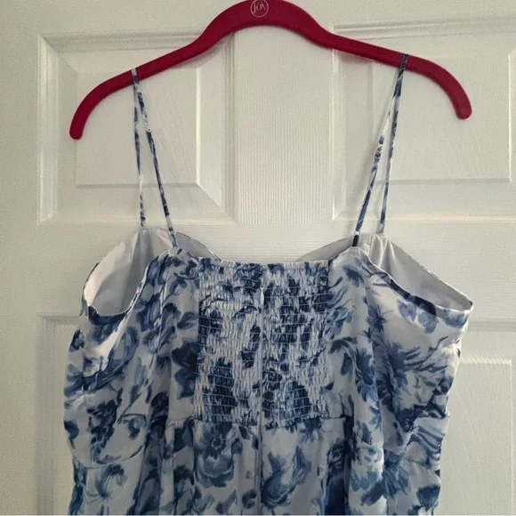 Abercrombie & Fitch Blue Floral Midi Dress - Picture 5 of 12